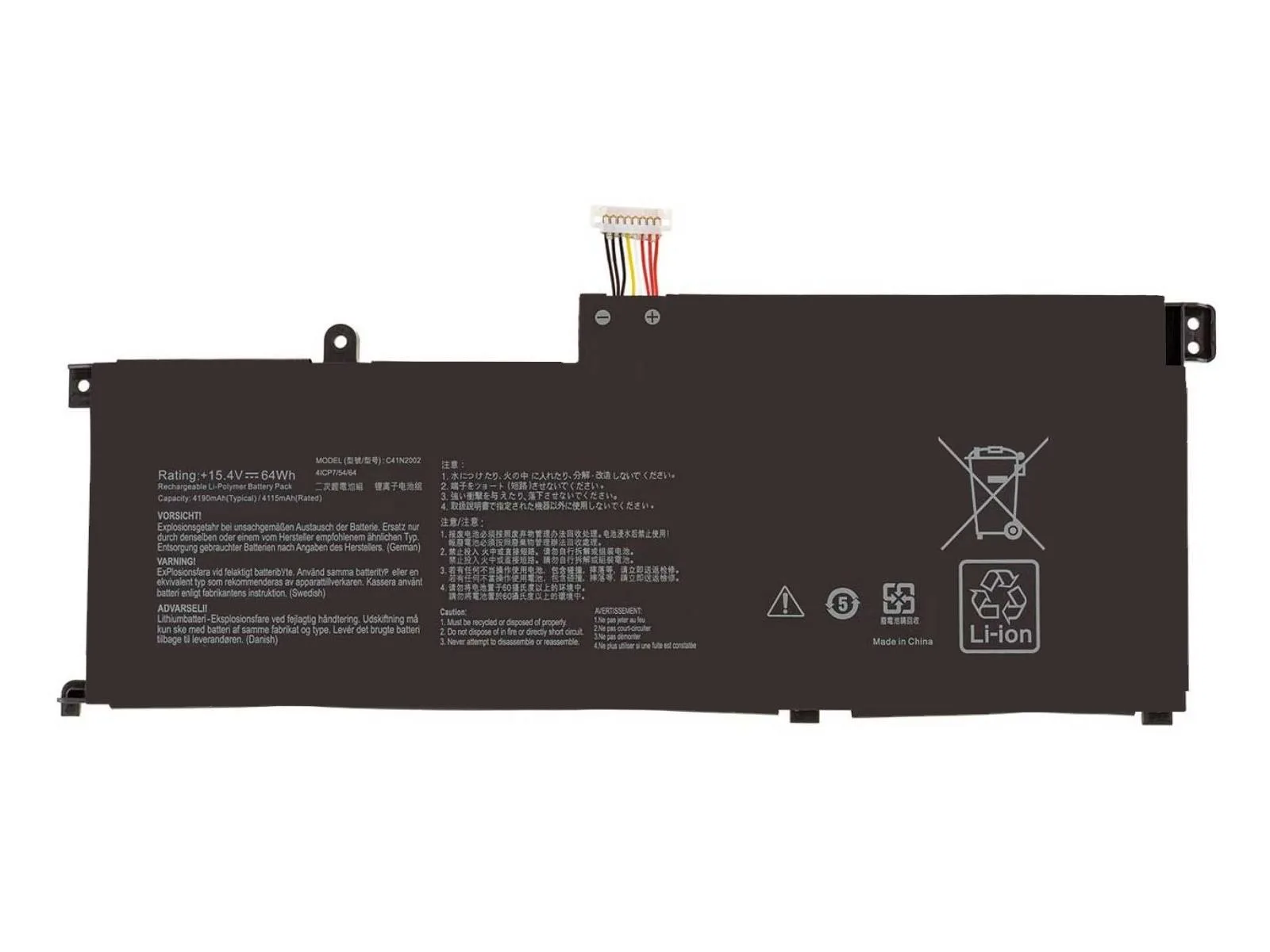 RETRO Asus C41N2002 Notebook Bataryası