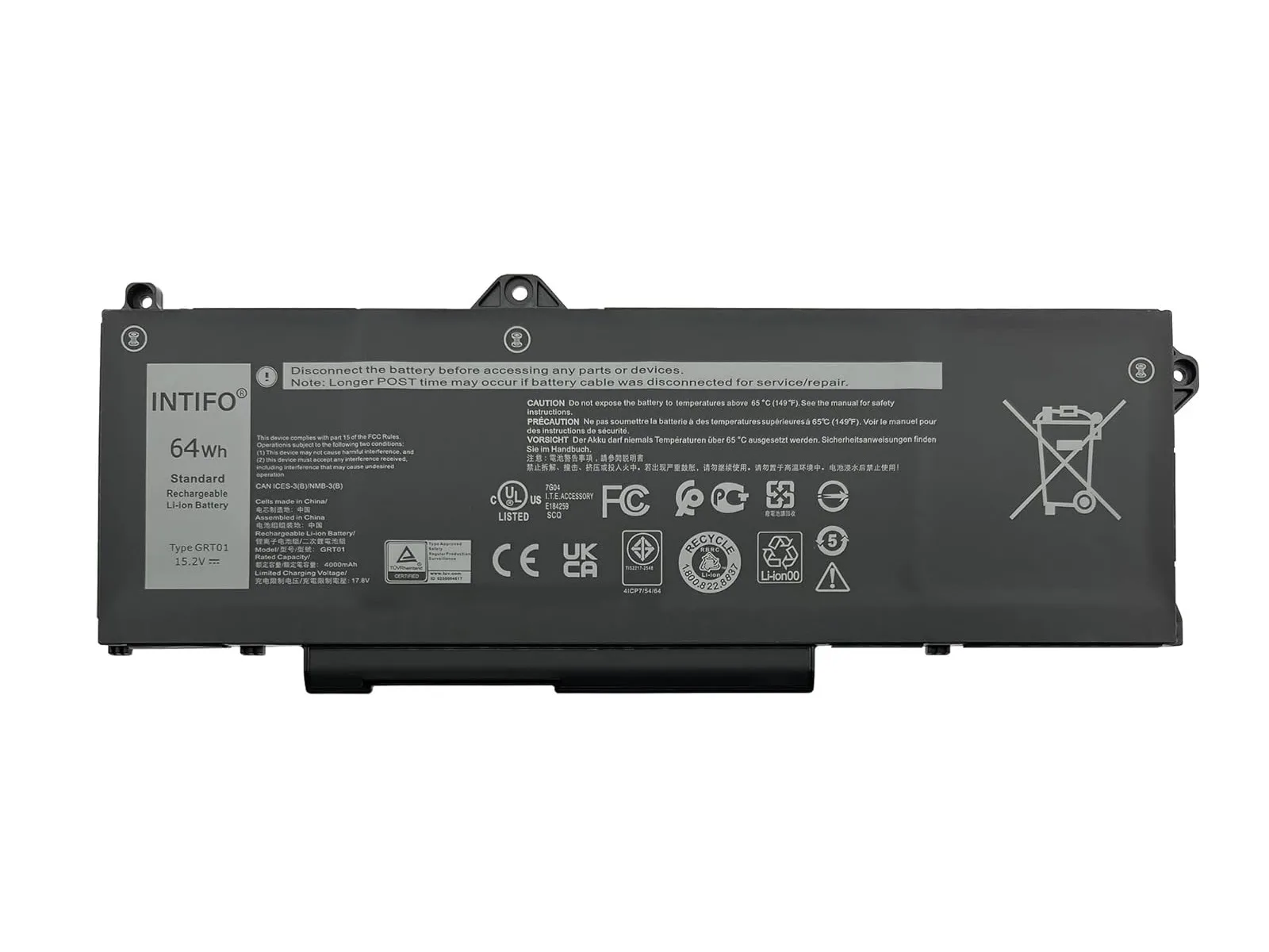 RETRO Dell Latitude 5421, GRT01 Notebook Bataryası