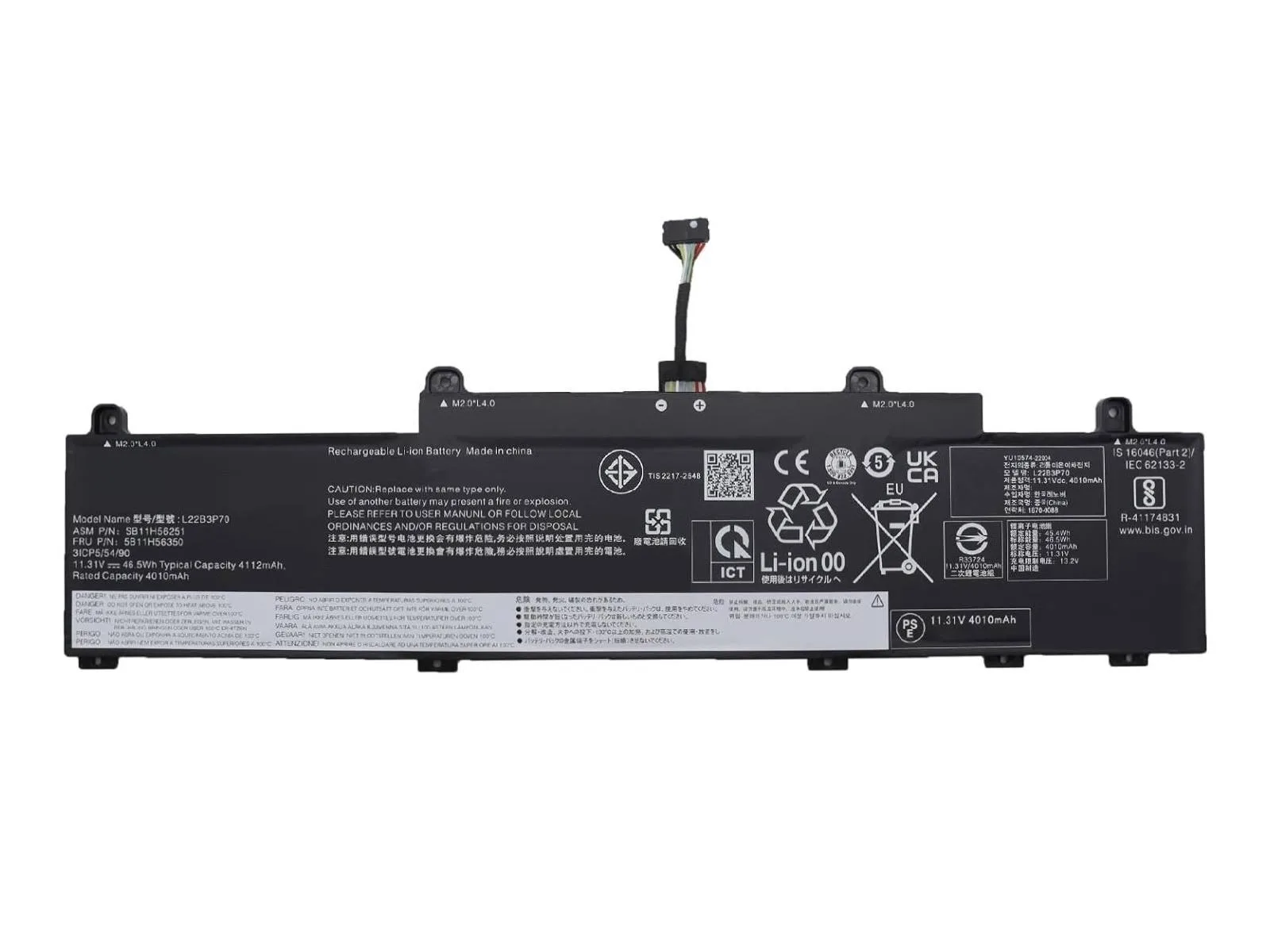 RETRO Lenovo ThinkPad L14 Gen4, L22B3P70 Notebook Bataryası