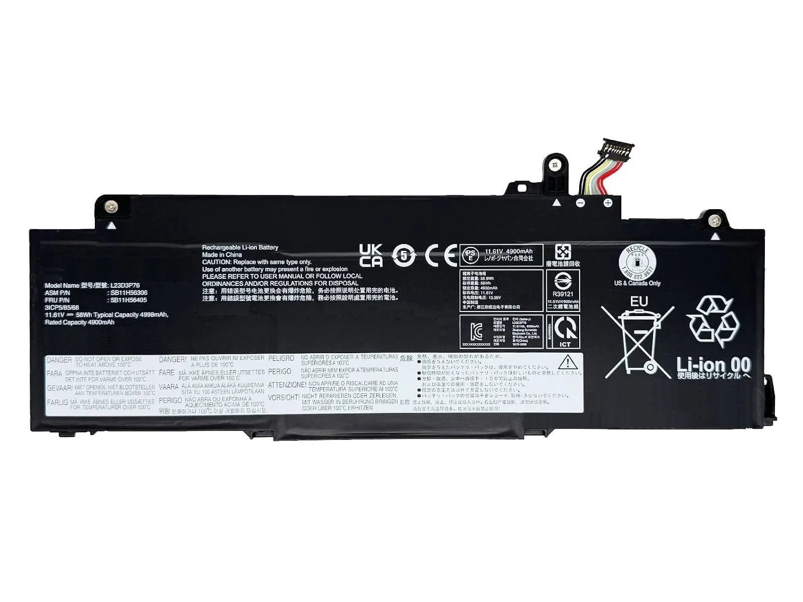 RETRO Lenovo ThinkPad T14s Gen5, L23D3P76 Notebook Bataryası