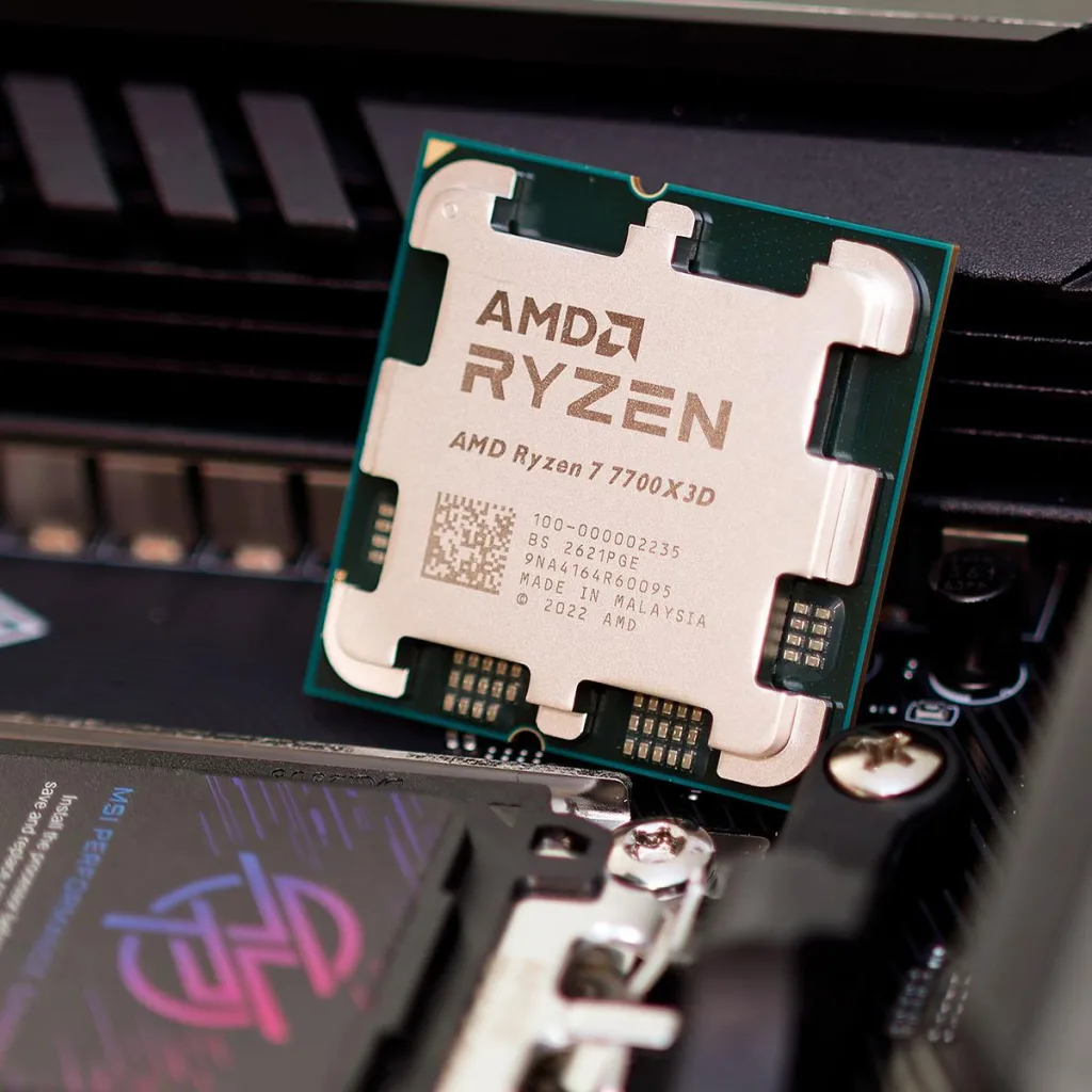 AMD RYZEN 7 7700X3D 8 Core, 4,00-4.50GHz, 104Mb Cache, 120W, AM5 Soket, TRAY, (Dahili Grafik VAR, Fan YOK) TÜRKİYE Disti