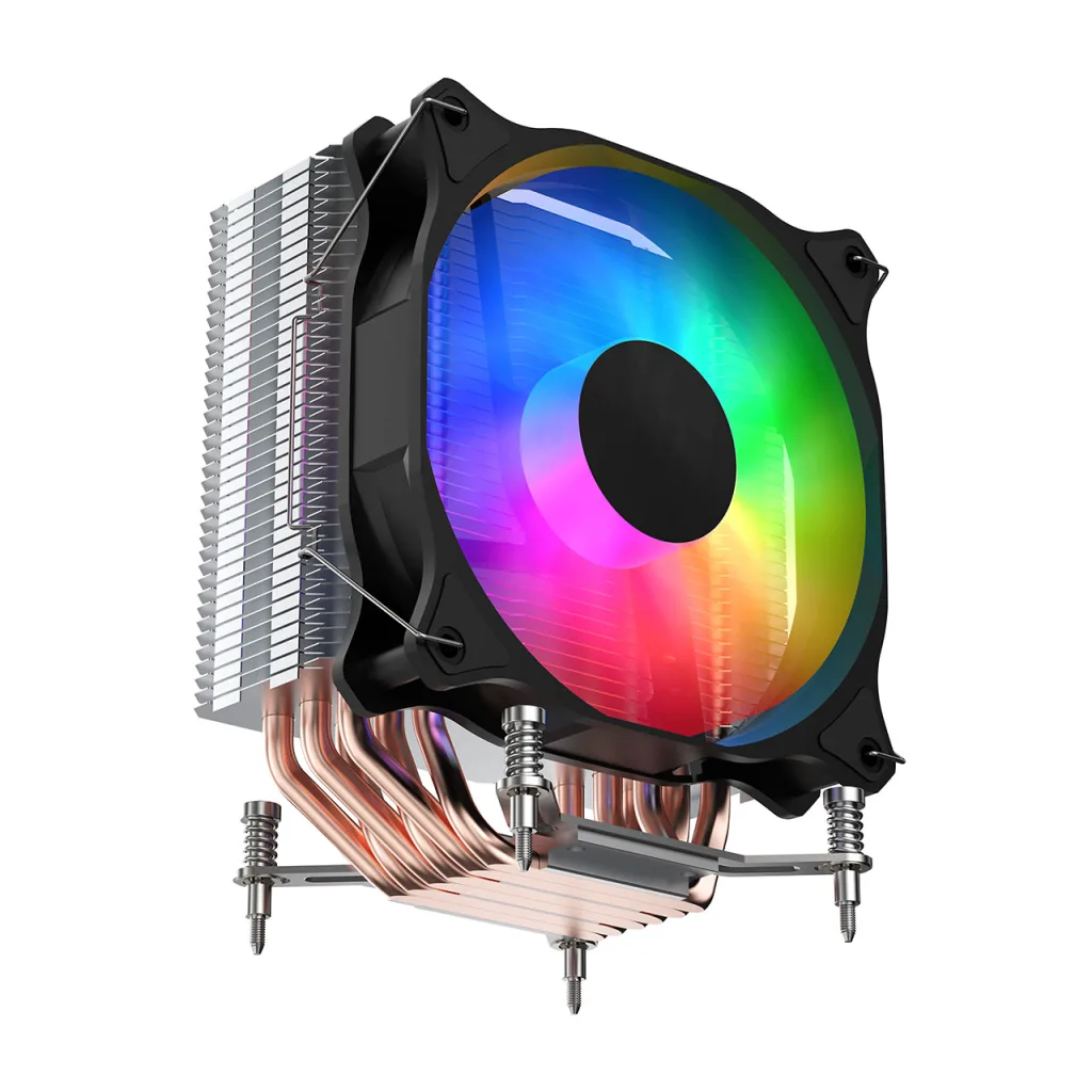 FSP NC5, ARGB, 120mm, CPU, Kule Tipi Hava Soğutma, Sessiz Çalışma, Doğrudan Temas Tasarımlı 6 adet Bakır Isı Borusu, (AM