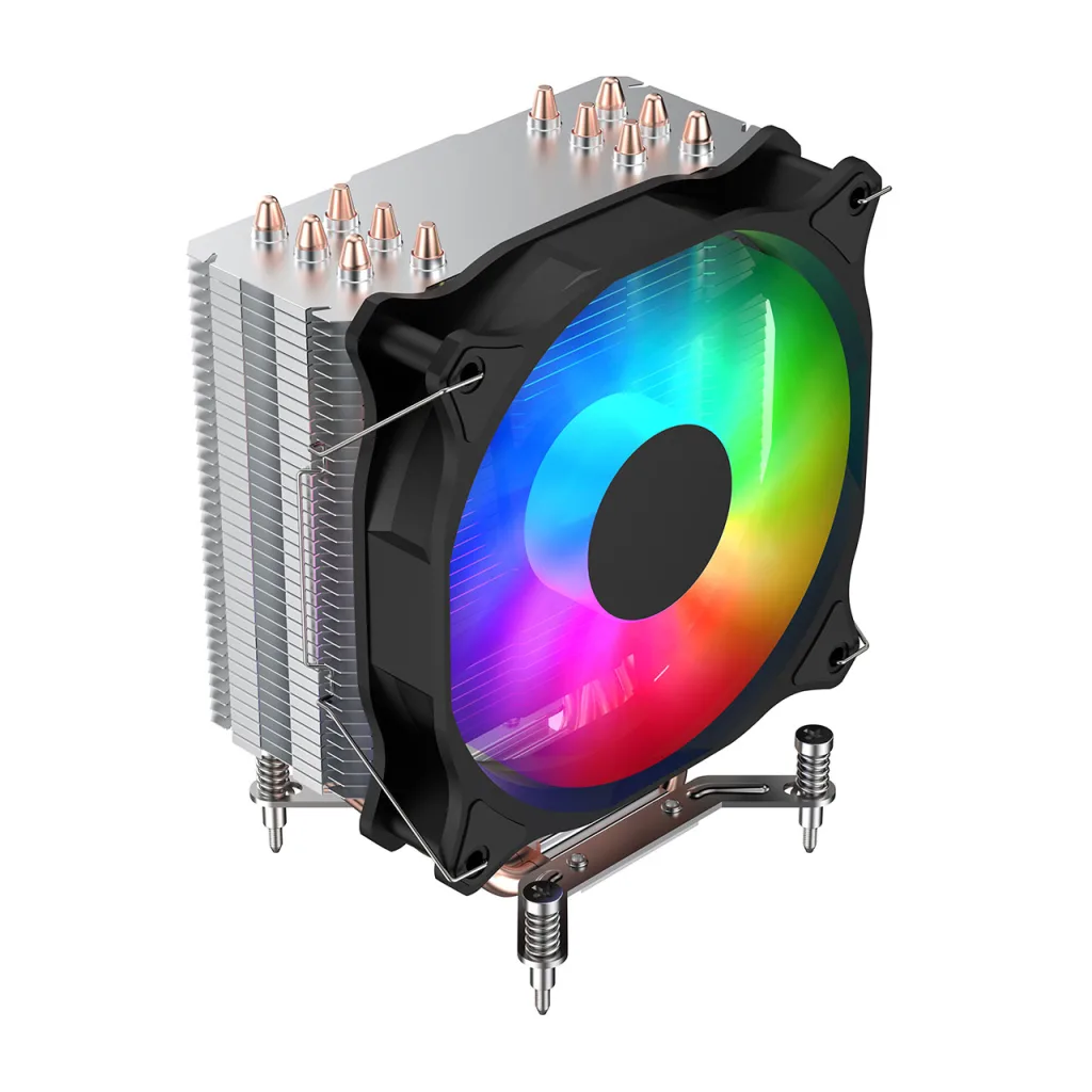 FSP NC5, ARGB, 120mm, CPU, Kule Tipi Hava Soğutma, Sessiz Çalışma, Doğrudan Temas Tasarımlı 6 adet Bakır Isı Borusu, (AM
