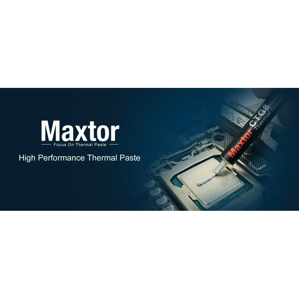 MAXTOR CTG8, 2Gram, Yüksek Performanslı, Termal Macun, Termal İletkenlik: 12.8W/mK