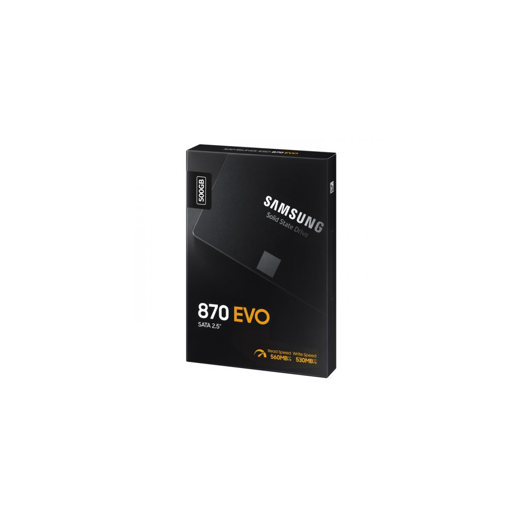 SAMSUNG MZ-77E500BW, 870 EVO, 500GB, 560/530, 2,5" SATA, SSD (Türkiye Distribütörü Garantili)