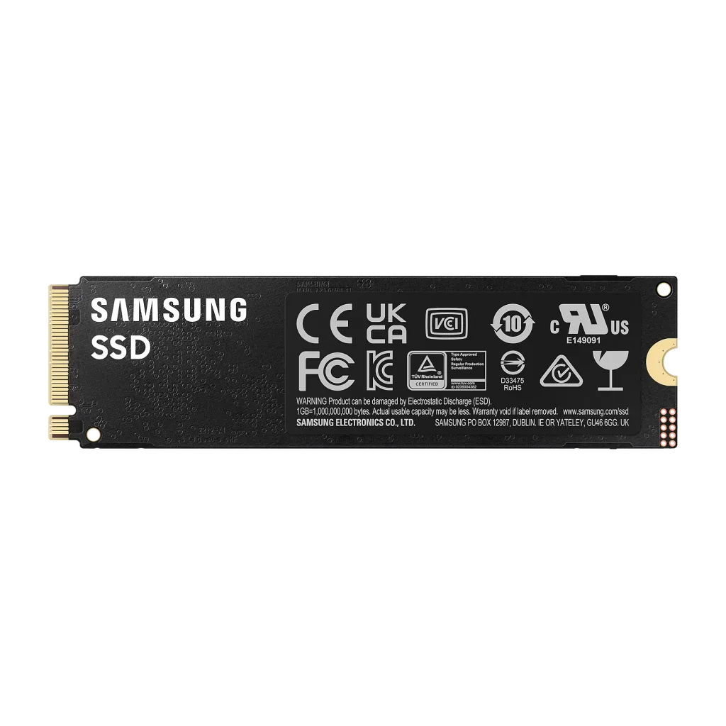 SAMSUNG MZ-V9P4T0BW, 990 PRO, 4TB, 7450/6900, Gen4, NVMe PCIe M.2 2280, SSD (Türkiye Distribütörü Garantili)