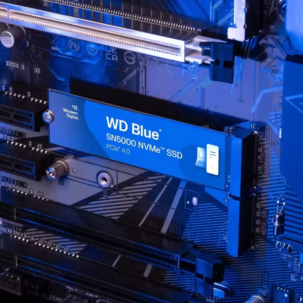 WD Blue SN5000, WDS100T4B0E, 1TB, 5150/4900, Gen4, NVMe PCIe M.2 2280, SSD