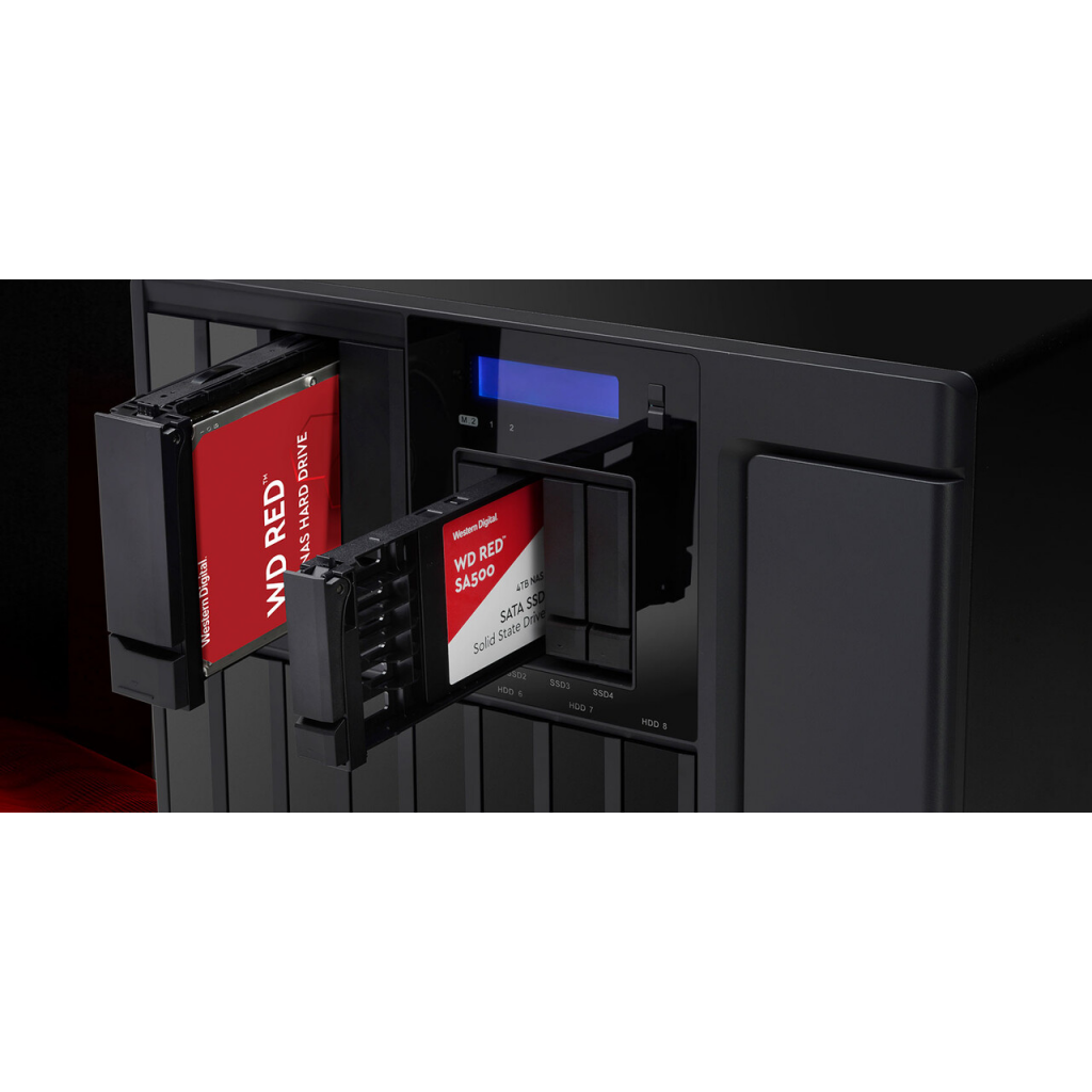 WD Red SA500, WDS200T2R0A, 2TB, 560/530, SERVER ve NAS için Enterprise, 2,5" SATA, SSD