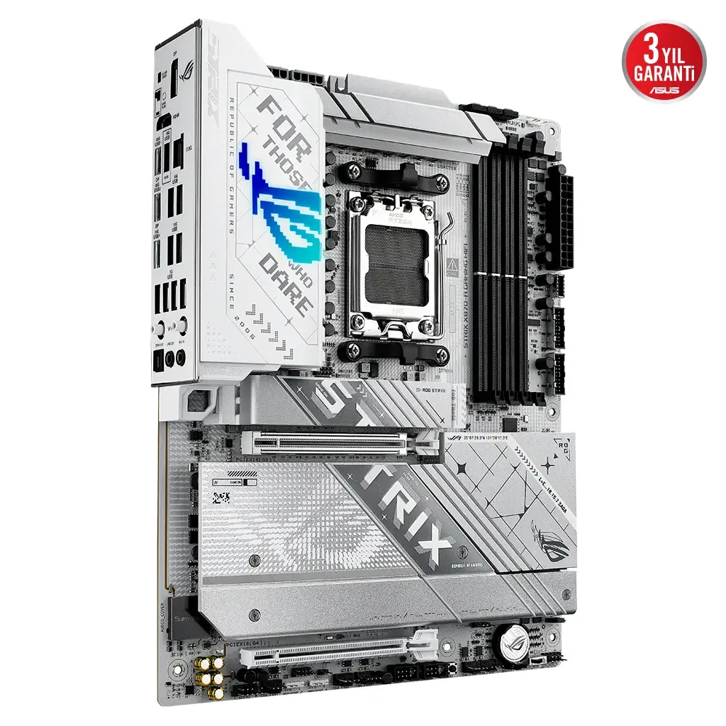 ASUS ROG STRIX X870-A GAMING WIFI, 4xDDR5, 4xM.2, HDMI, DP, Type-C, Wi-Fi 7, Bluetooth v5.4, AM5 Soket GAMING Anakart