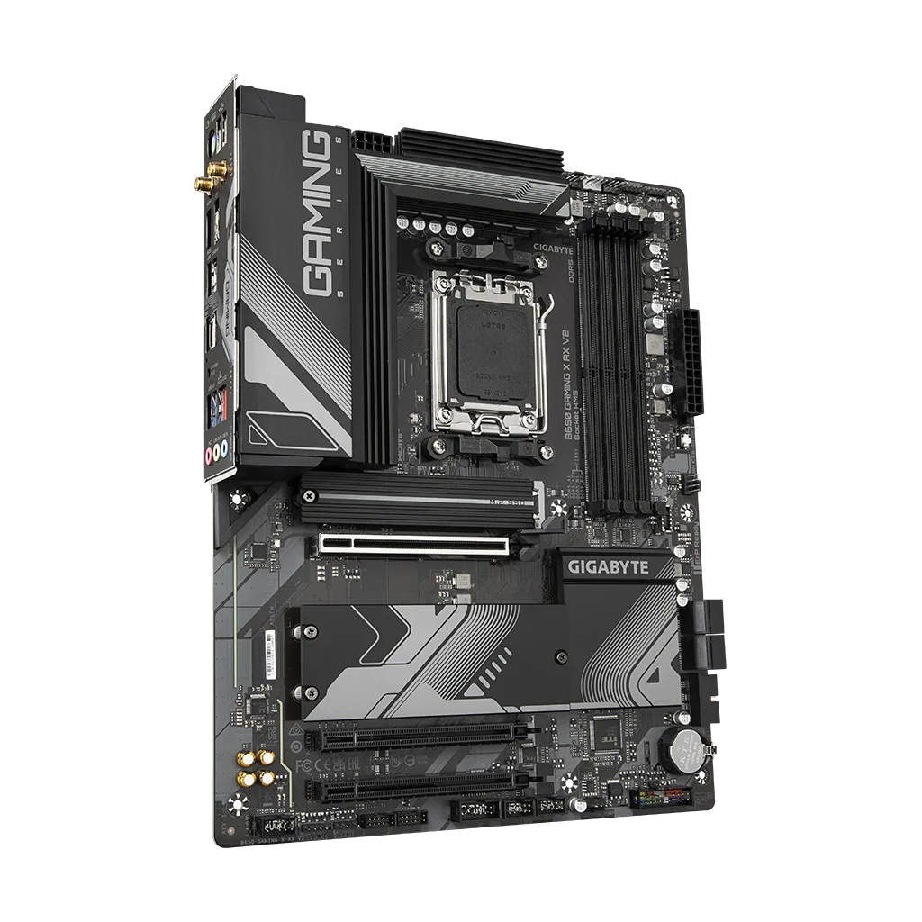 GIGABYTE B650 GAMING X AX V2, 4xDDR5, 3xM.2, DP, HDMI, Type-C, Wi-Fi 6E, Bluetooth v5.3, AM5 Soket GAMING Anakart