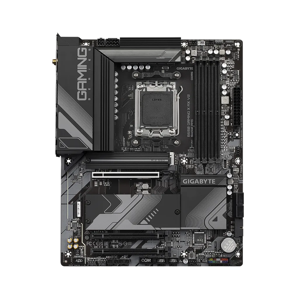 GIGABYTE B650 GAMING X AX V2, 4xDDR5, 3xM.2, DP, HDMI, Type-C, Wi-Fi 6E, Bluetooth v5.3, AM5 Soket GAMING Anakart