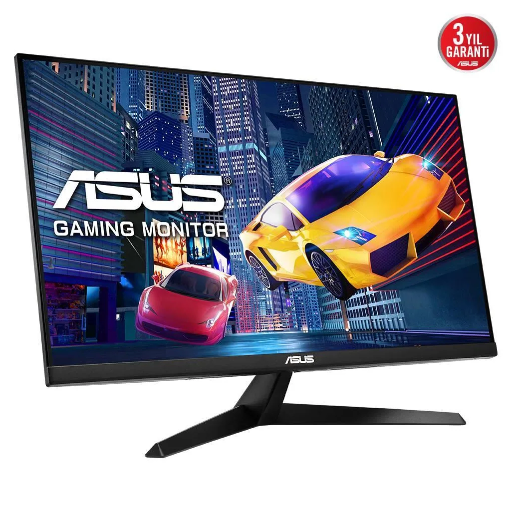 ASUS VY279HGR 27" 1ms, 120Hz, Full HD, HDMI, D-Sub, IPS LED, Anti Bakteriyel, Mavi Işık Filtresi, Eye Care, GAMING Monit