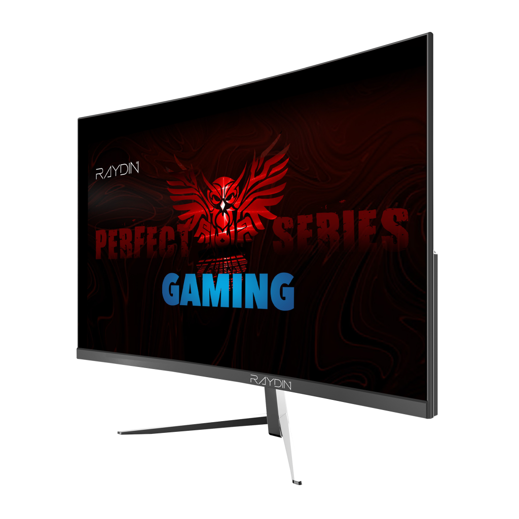 RAYDIN MM24RFA-200HZ, 23.6", 1ms, 200Hz, Full HD, 300 nits, HDMI, DP, Hoparlör, VA LED, R1650 Curved, Frameless, FreeSync Gaming Monitör