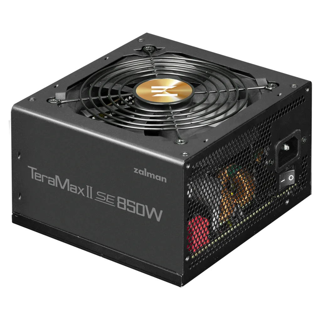 ZALMAN ZM850-TMX2SE TeraMax2SE, 850W, 80Plus GOLD, ATX3.1, PCI5.1, Full Modüler, Aktif PFC, GAMING, ATX, Power Supply (P