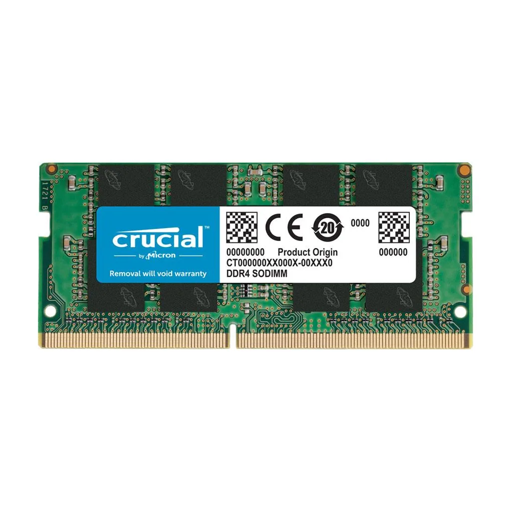 CRUCIAL CT8G4SFRA32A, 8Gb, 3200Mhz, DDR4, CL22, 1.2V, SODIMM, Notebook RAM (By Micron)