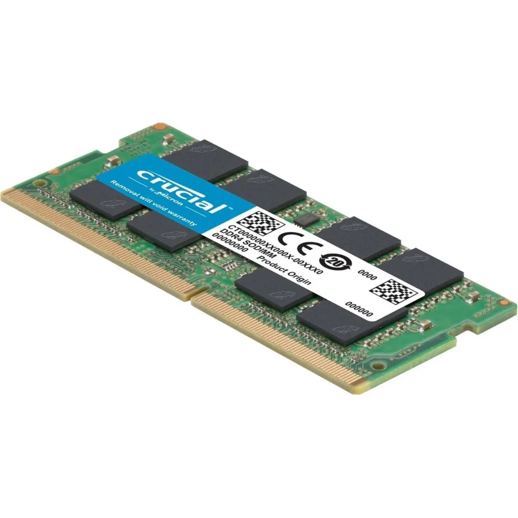 CRUCIAL CT8G4SFRA32A, 8Gb, 3200Mhz, DDR4, CL22, 1.2V, SODIMM, Notebook RAM (By Micron)