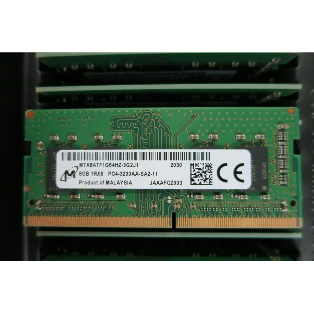 MICRON MTA8ATF1G64HZ-3G2J1, 8Gb, 3200Mhz, DDR4, Sodimm Notebook RAM, 1,2V, CL22