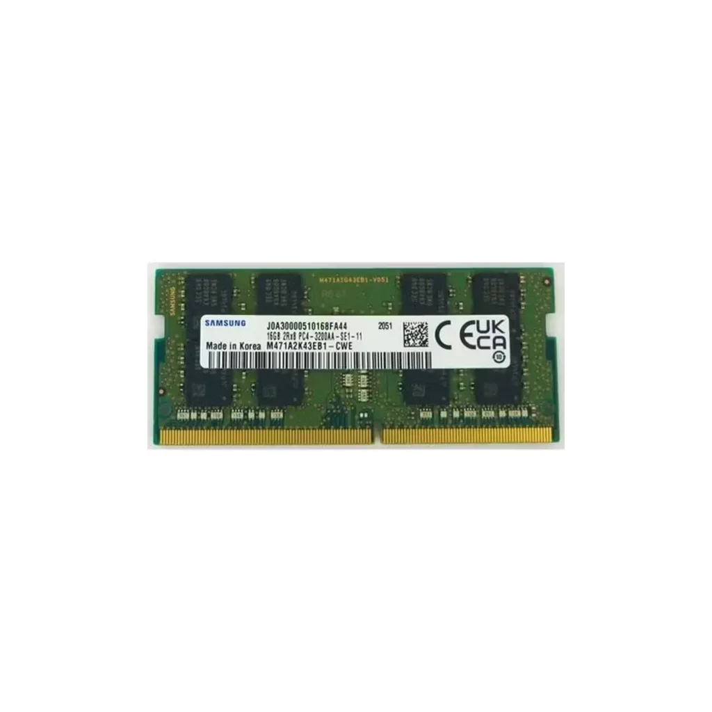 Samsung SAMSO3200/16, 16GB, DDR4, 3200MHz, 1.2V Notebook Ram (M471A2G43EB1-CWE)