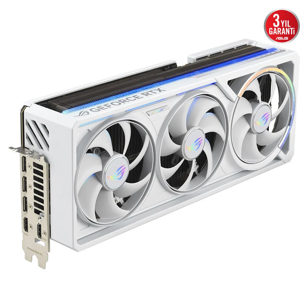 ASUS ROG-ASTRAL-RTX5090-O32G-WHITE, 32Gb, 512Bit, GDDR7, 2xHDMI, 3xDP GAMING Ekran Kartı