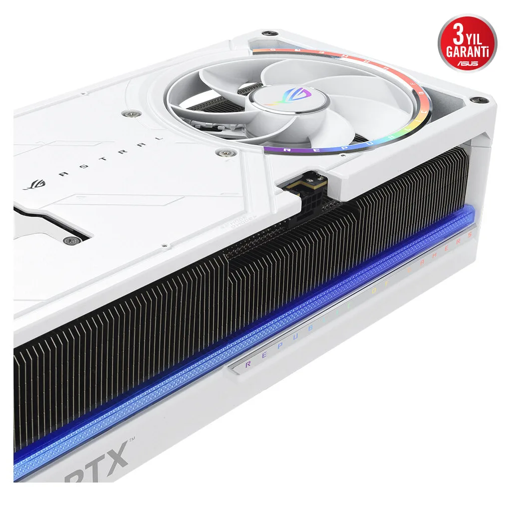 ASUS ROG-ASTRAL-RTX5090-O32G-WHITE, 32Gb, 512Bit, GDDR7, 2xHDMI, 3xDP GAMING Ekran Kartı