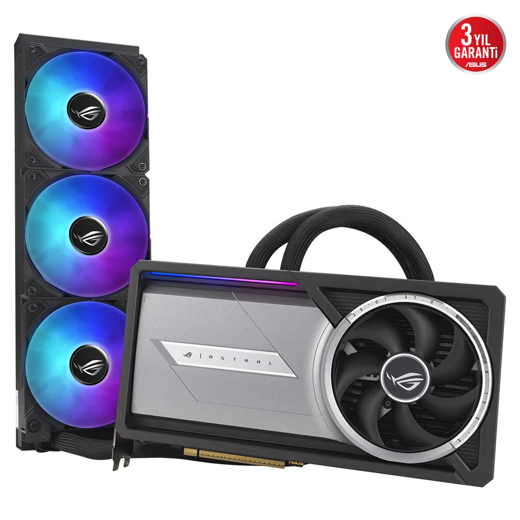 ASUS ROG-ASTRAL-LC-RTX5090-O32G-GAMING, 32Gb, 512Bit, GDDR7, 2xHDMI, 3xDP GAMING Ekran Kartı