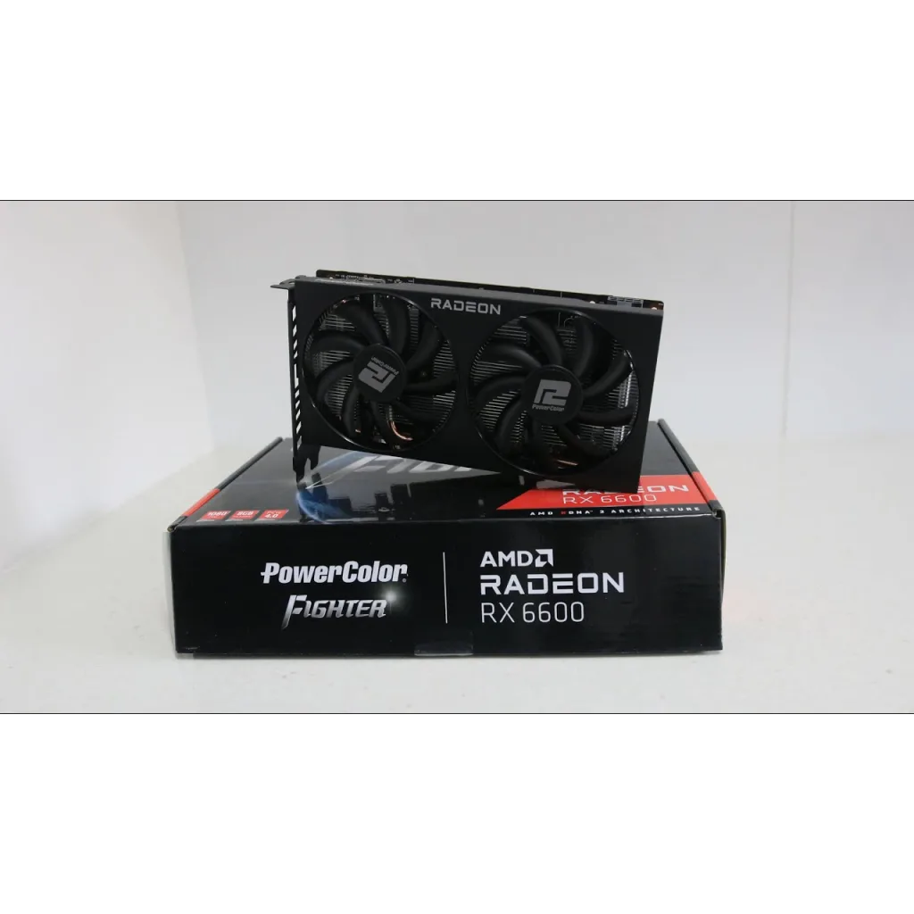 PowerColor AXRX-6600-8GBD6-3DH, Fighter, AMD Radeon RX 6600, 8Gb, GDDR6,128Bit, 1xHDMI, 3xDP, GAMING Ekran Kartı