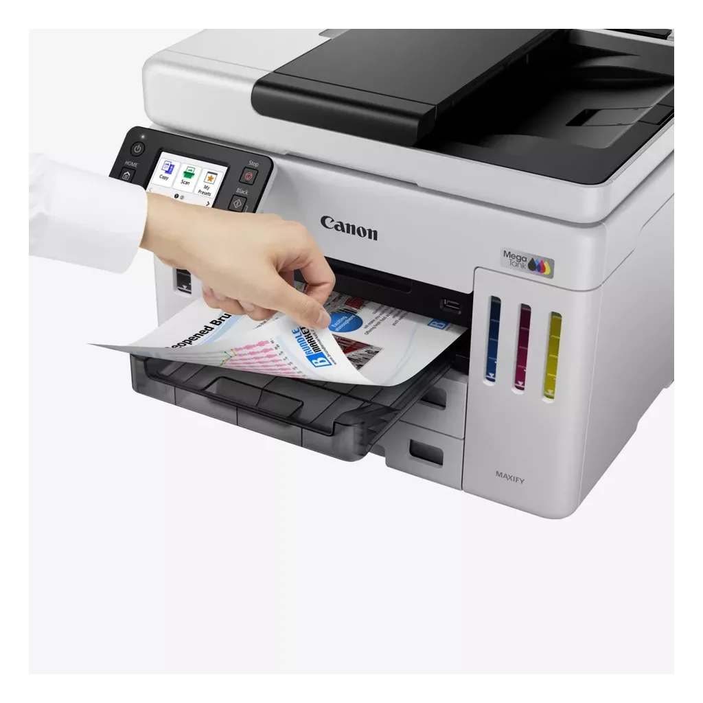CANON MAXIFY GX7140, Renkli, Mürekkep Mega Tanklı, Yazıcı, Tarayıcı, Wifi, Lan, Duplex, ORİJİNAL MÜREKKEP