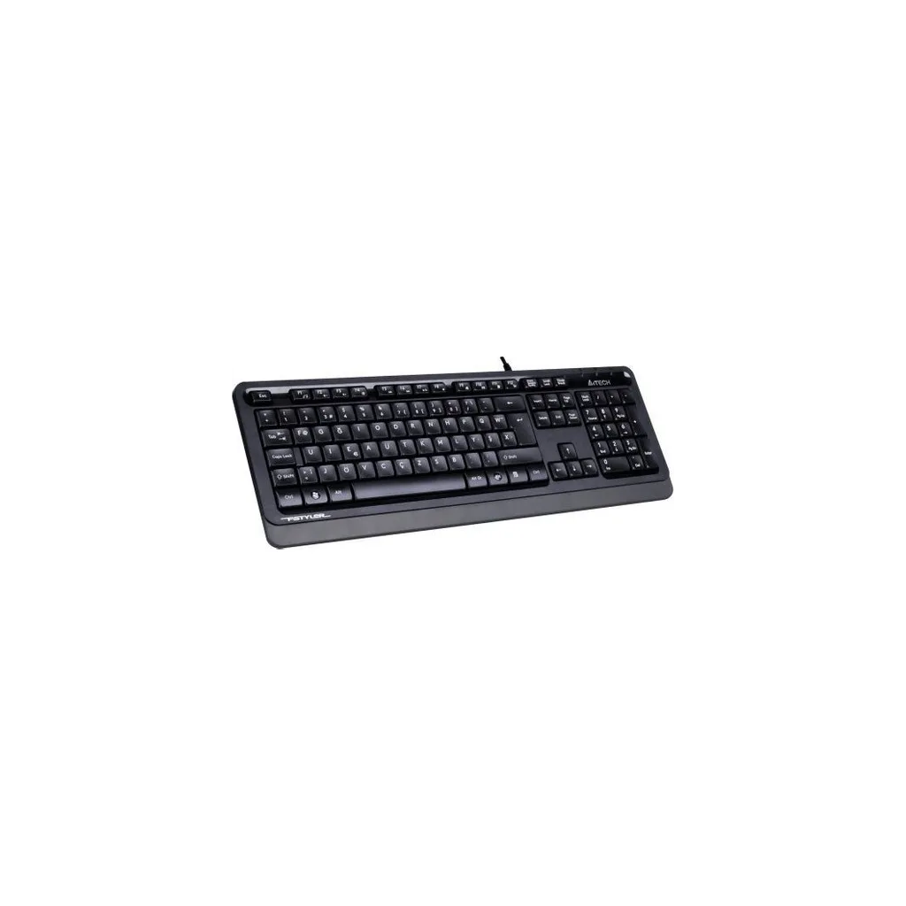 A4 TECH FK10, Gri, FSTYLER, USB Kablolu, Türkçe F, Multimedya KLAVYE
