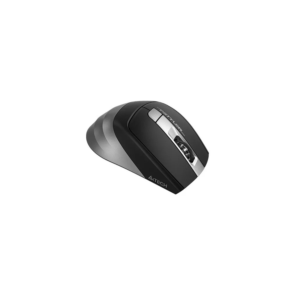 A4 TECH FB35, Grey, FSTYLER, BLUETOOTH, 2,4Ghz Kablosuz, Optik Mouse, 10-15Metre, 6 Buton, Nano Alıcı