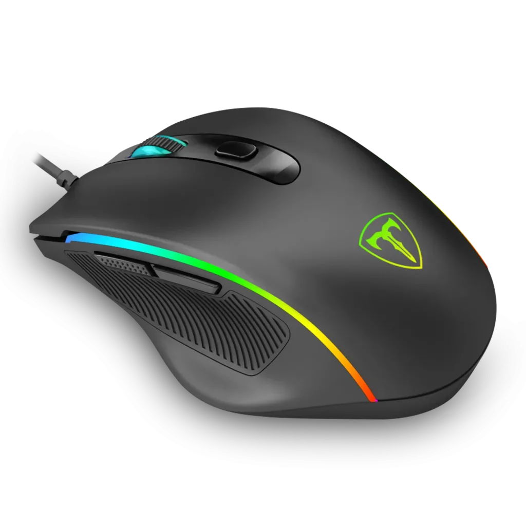T-DAGGER T-TGM108, Recruit 2, RGB Backlight, 6 Buton, USB Kablolu, 3200DPI, Gaming Mouse
