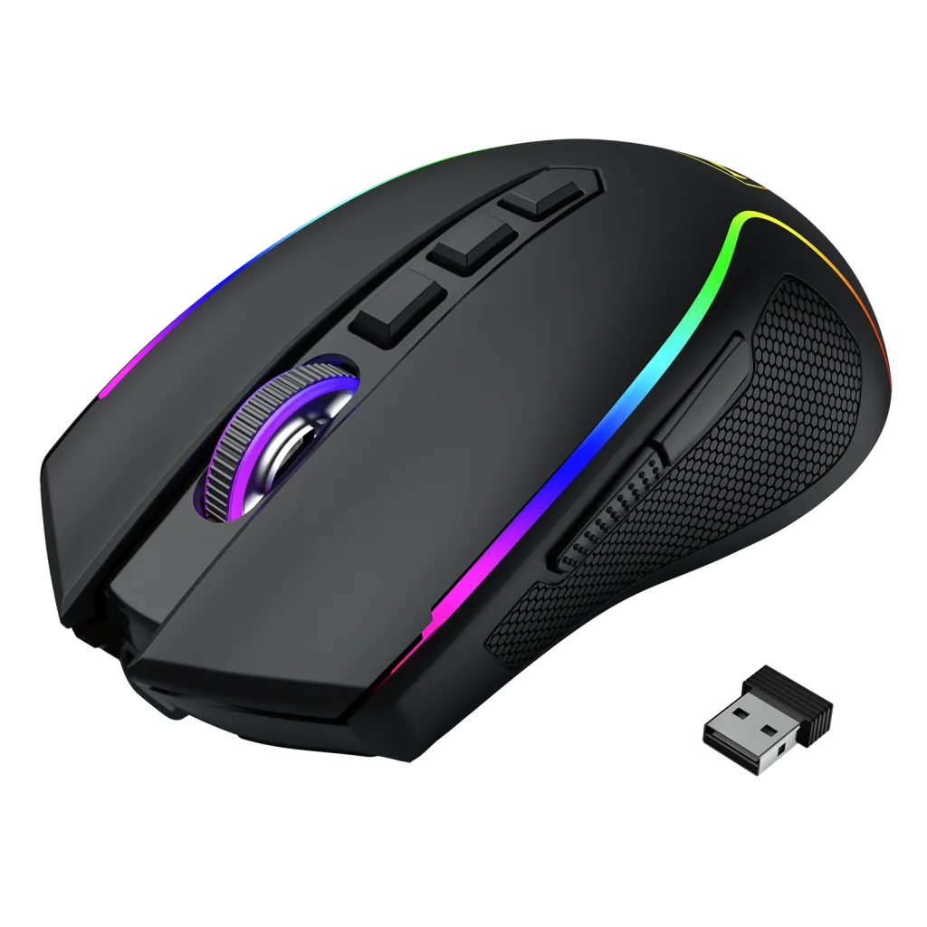 T-DAGGER T-TGM209-WL, Darkangel Wireless, Programlanabilir RGB Backlight, 8 Buton, USB Kablolu, WiFi 2.4Ghz, Bluetooth,