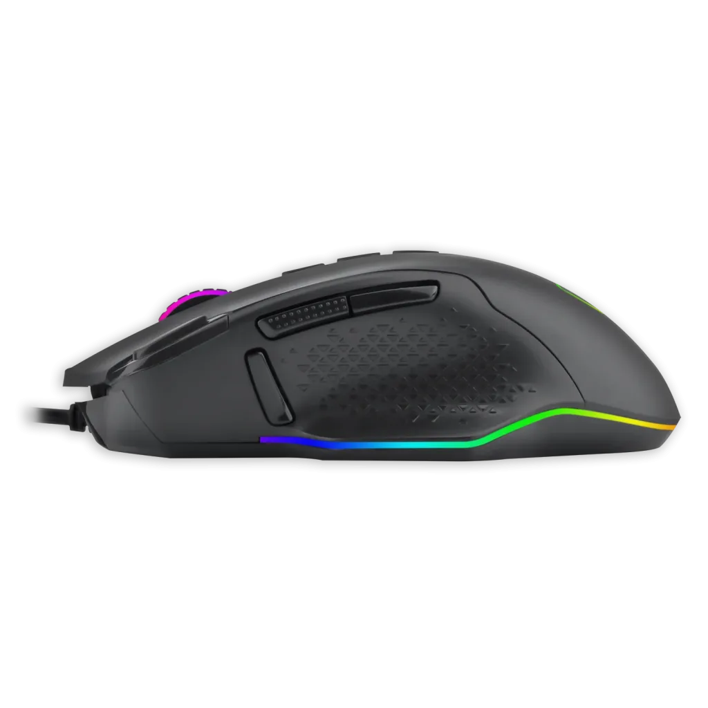 T-DAGGER T-TGM305-A, Bettle Air, RGB Backlight, 10 Programlanabilir Buton, USB Kablolu, 8.00DPI, Gaming Mouse