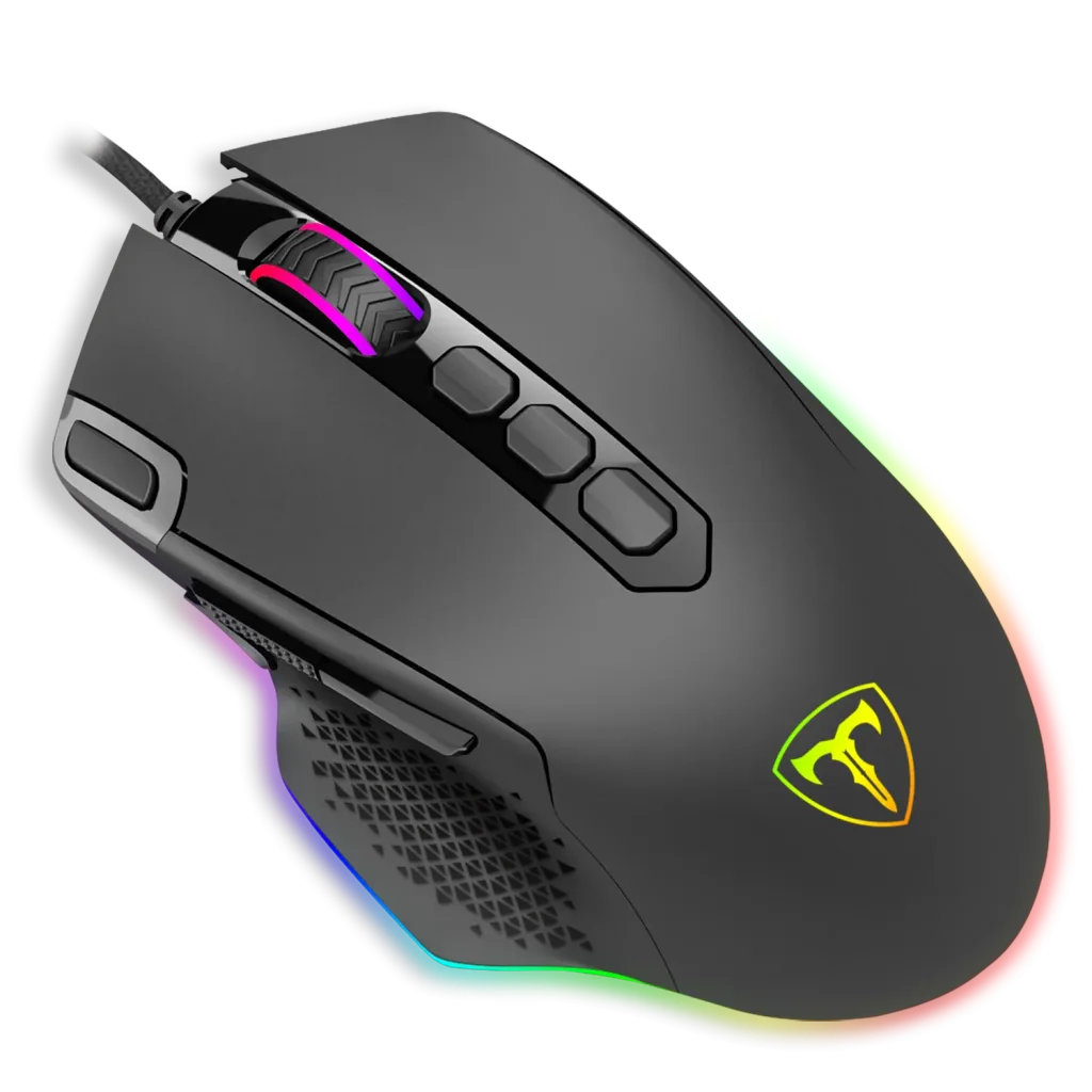 T-DAGGER T-TGM305-A, Bettle Air, RGB Backlight, 10 Programlanabilir Buton, USB Kablolu, 8.00DPI, Gaming Mouse