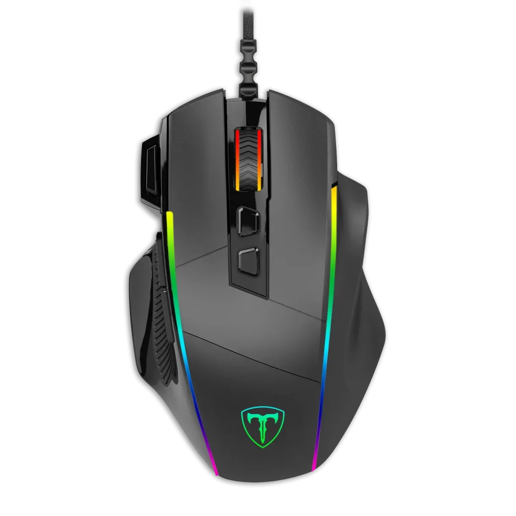 T-DAGGER T-TGM307-A, Roadmaster Air, RGB Backlight, 8 Programlanabilir Buton, USB Kablolu, 8.00DPI, Gaming Mouse
