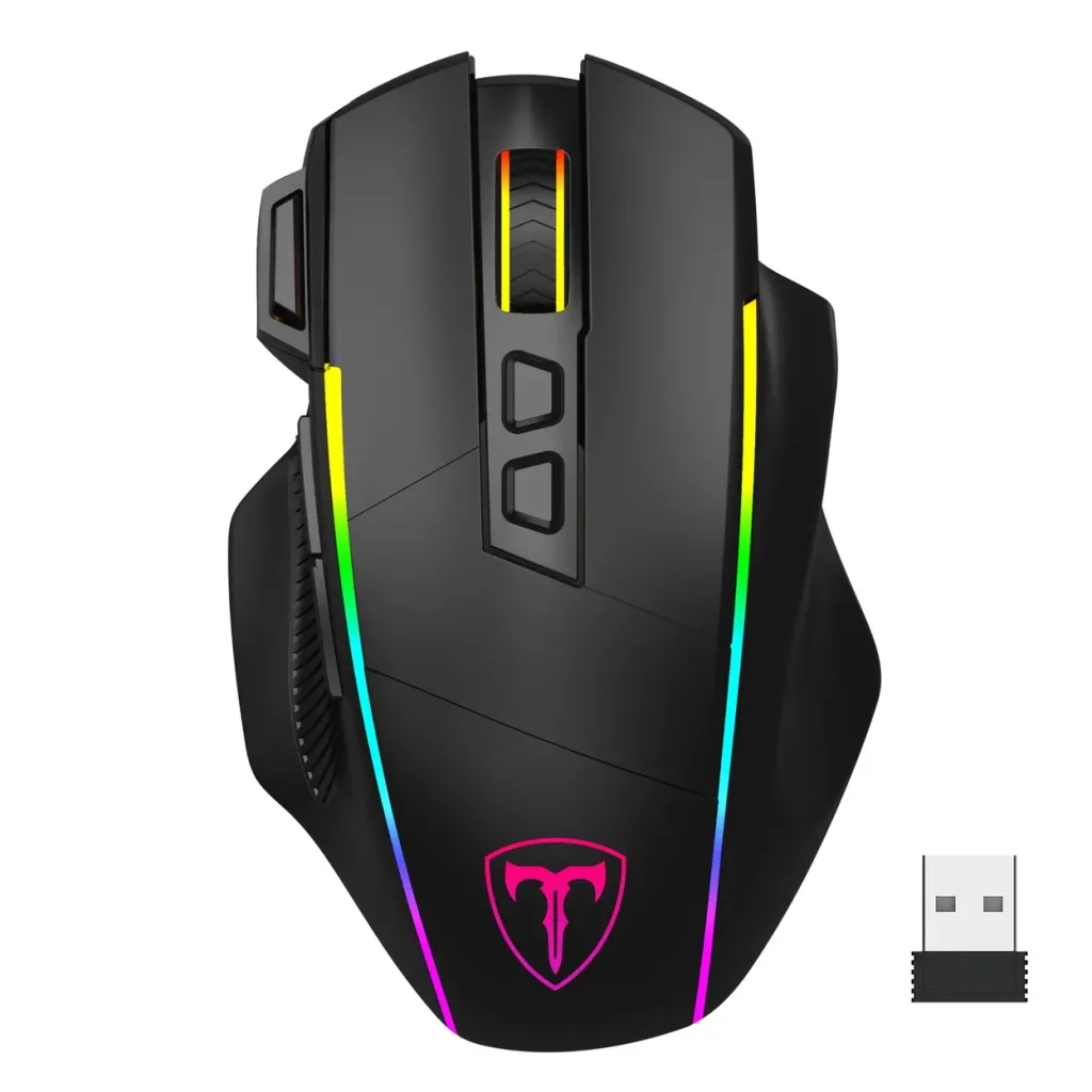 T-DAGGER TM330, Roadmaster Wireless, Programlanabilir RGB Backlight, 8 Buton, USB Kablolu, WiFi 2.4Ghz, Bluetooth, 16.00
