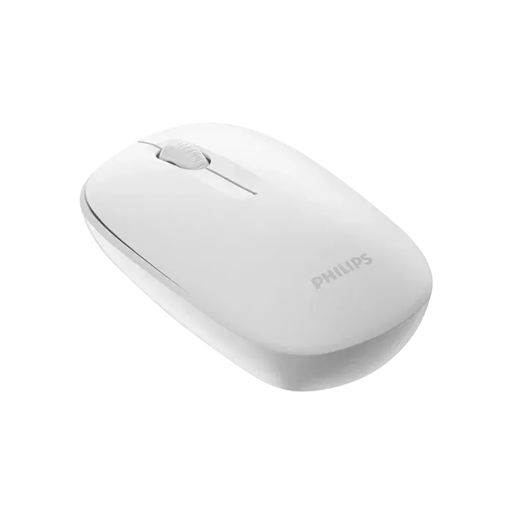 PHILIPS SPK7318W, Beyaz, USB Nano 2,4Gh Kablosuz, 1600dpi, Optic, Sessiz Click, 3 Tuşlu, Mouse