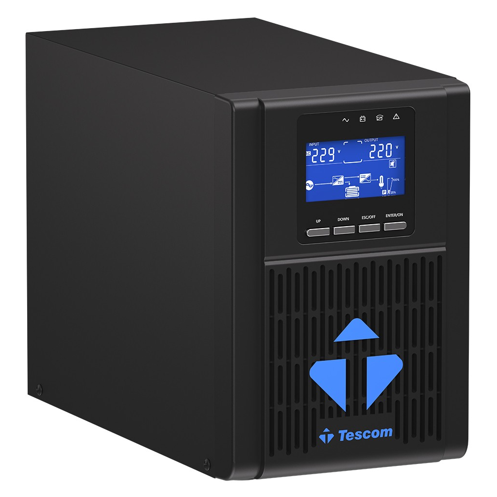 TESCOM NeoLine 1000, 1 KVA Online 1F/1F UPS, (900040313) (2x7A Akü)