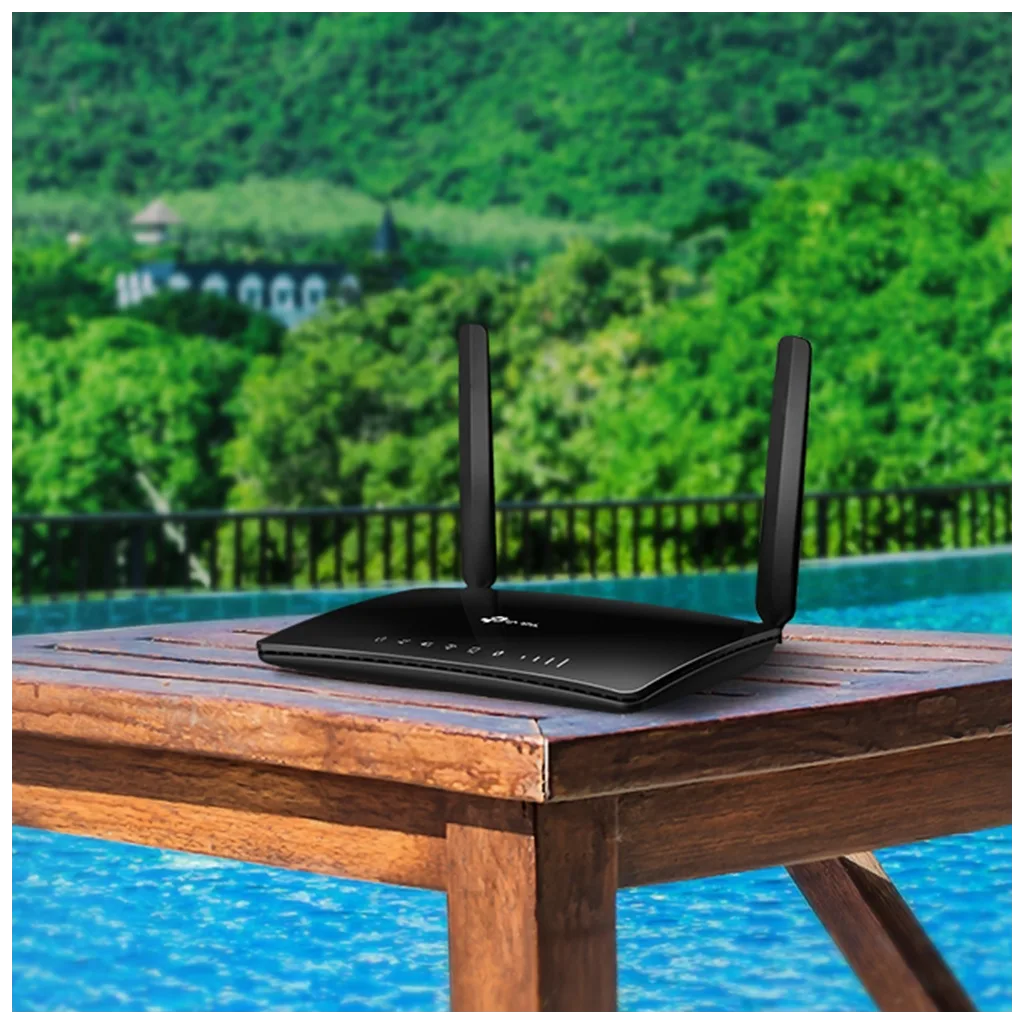 TP-LINK ARCHER MR200, AC750, 4Port, 750Mbps, Dual Band WiFi, Masaüstü, LTE Micro Sim Kart Takılabilir 3G-4G Destekli Rou