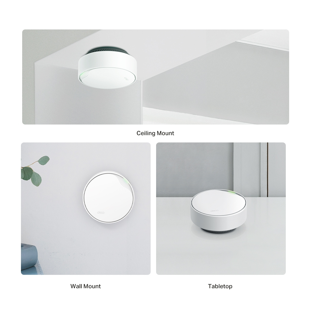TP-LINK DECO-X50-POE, AX3000, Tekli Mesh, 3000Mbps, Dual Band, WiFi6, 3Port Gigabit Lan, 230m2 Çekim Alanı, Router, Geniş Alan İnternet Ağı Sağlayıcısı