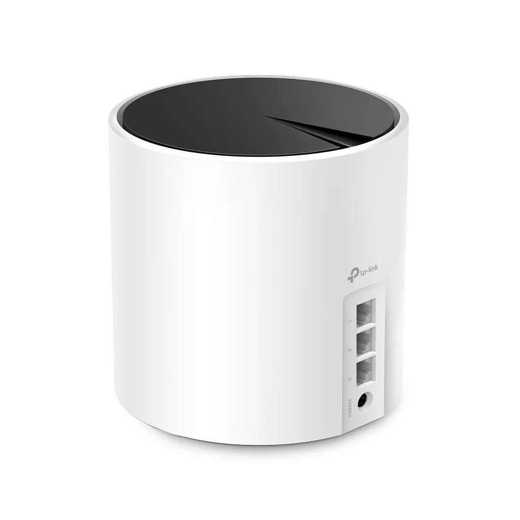 TP-LINK DECO-X55, AX3000, Tekli Mesh, 3000Mbps, Dual Band, WiFi6, 3Port Gigabit Lan, 230m2 Çekim Alanı, Router, Geniş Al