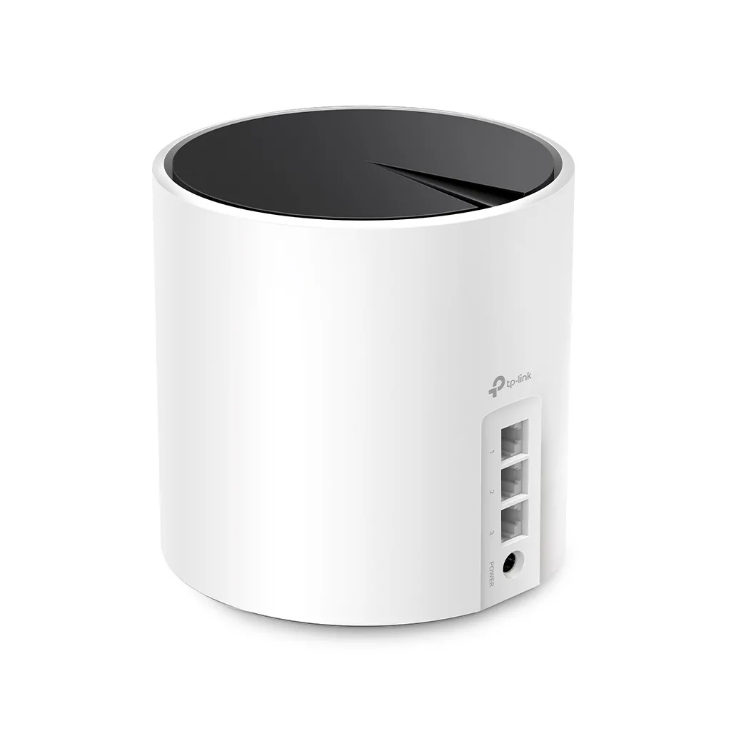 TP-LINK DECO-X55, AX3000, Üçlü Mesh, 3000Mbps, Dual Band, WiFi6, 3Port Gigabit Lan, 600m2 Çekim Alanı, Router, Geniş Ala