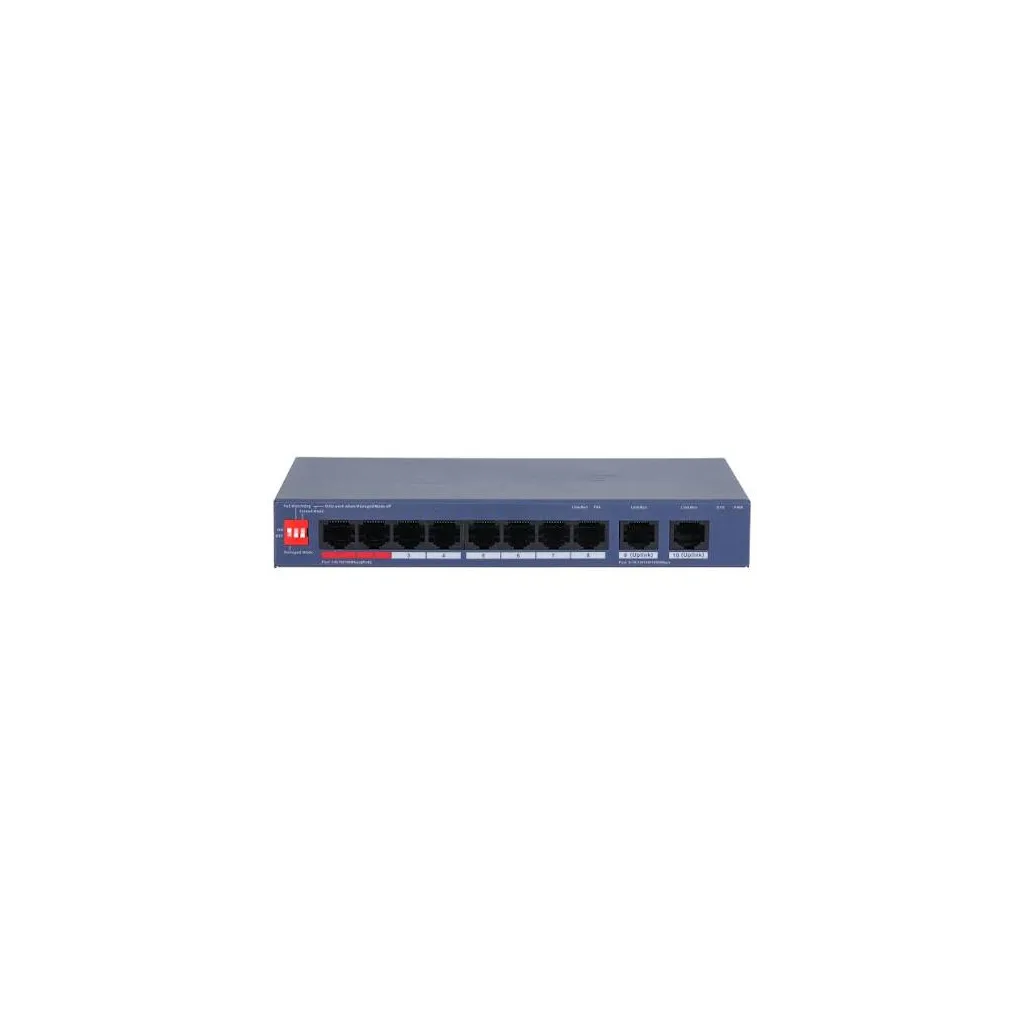 DAHUA CS4010-8ET2GT-110 8 Port, Megabit, PoE 110W, 2 Port Uplink, Cloud Yönetilebilir, Switch