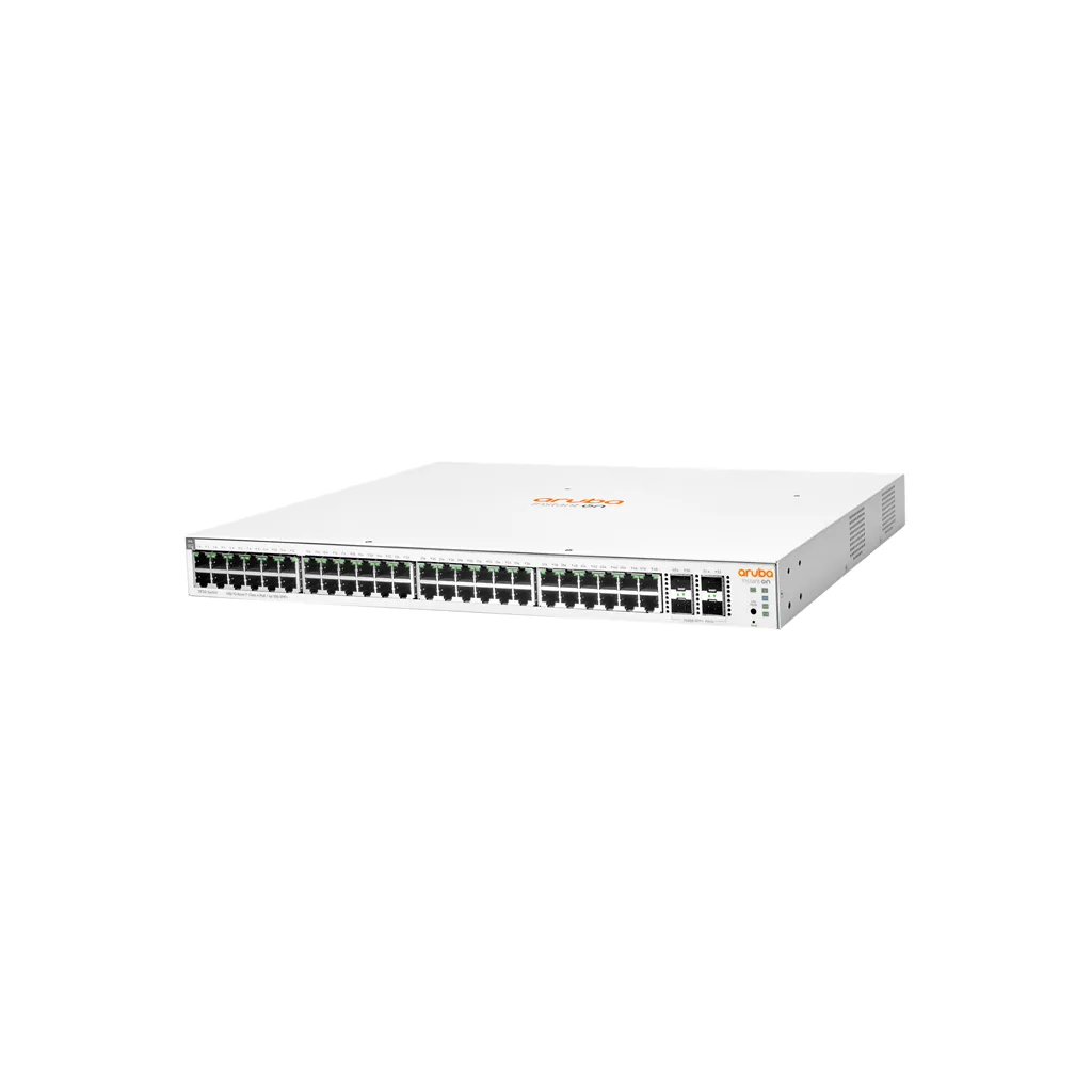 HP Aruba Instant On, JL686B, 1930-48G, 48Port, GigaBit, PoE 370W, 4 Port Gigabit SFP, Yönetilebilir, Rack Mount Switch