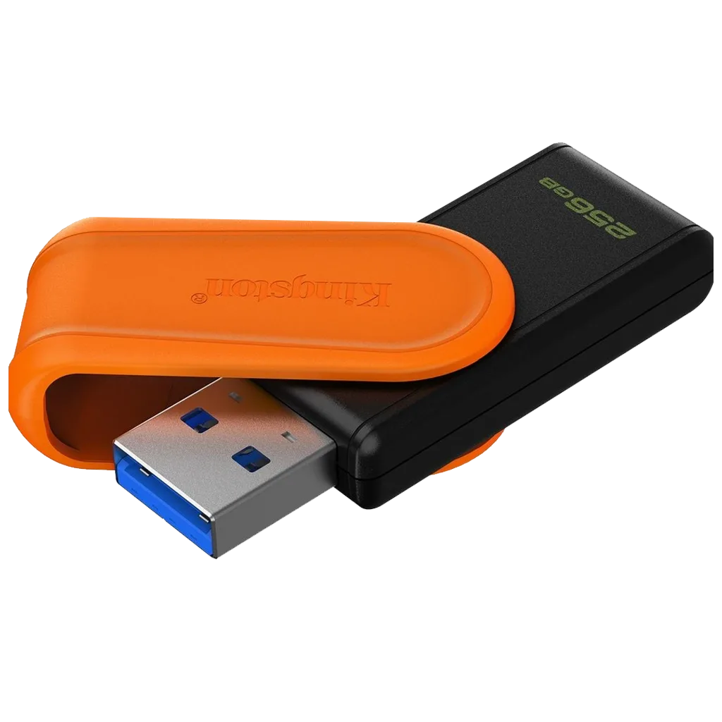 KINGSTON DTXS/256GB USB 3.2 DataTraveler Exodia S Gen 1 Flash Bellek (Siyah-Turuncu)