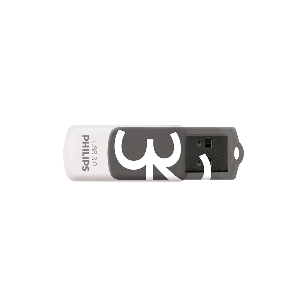 PHILIPS FM32FD00B, 32GB, USB 3.0, Vivid, Gölge Grisi, Flash Disk
