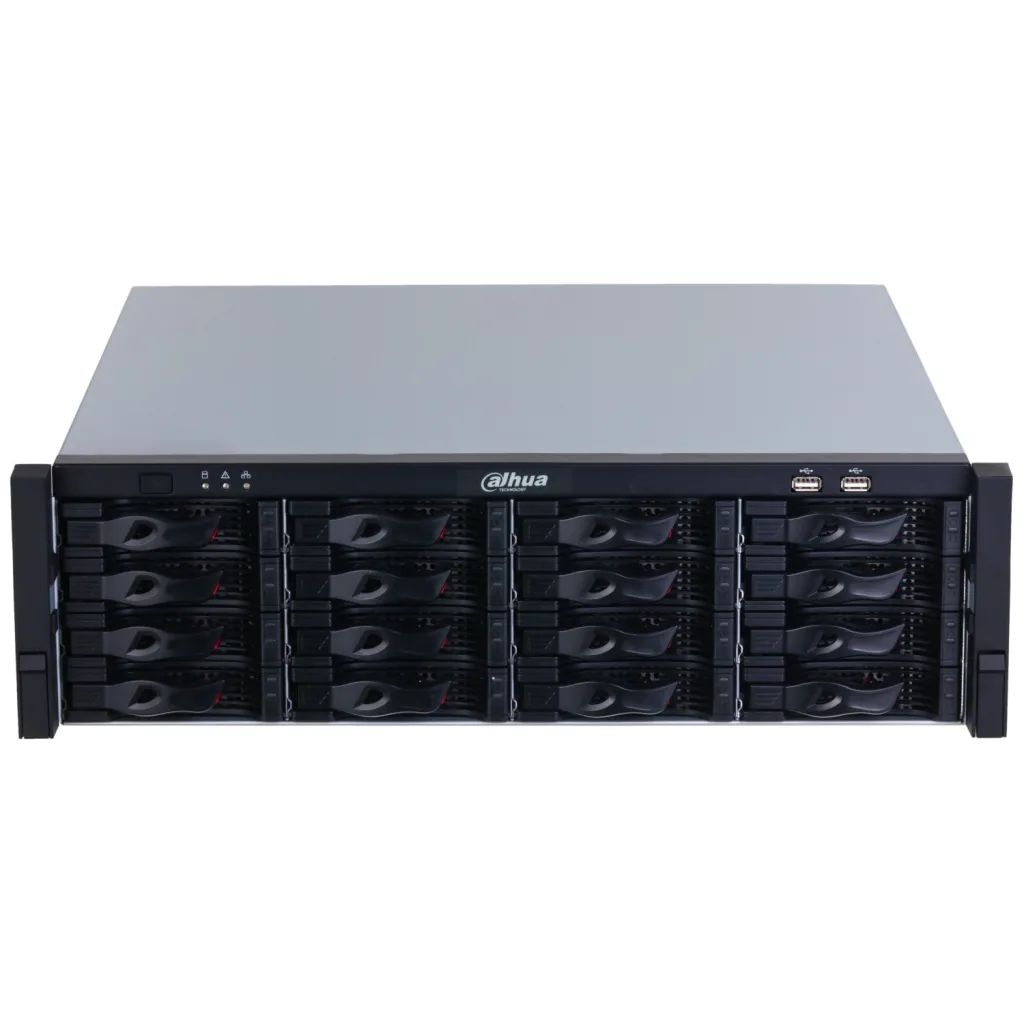 DAHUA NVR616H-64-XI, 64Kanal, 32Mpix, H265+, 16 HDD, 1080P Kayıt, 1024 0Mbps Bant Genişliği, 4 Port 2500 Mbps LAN, RAID