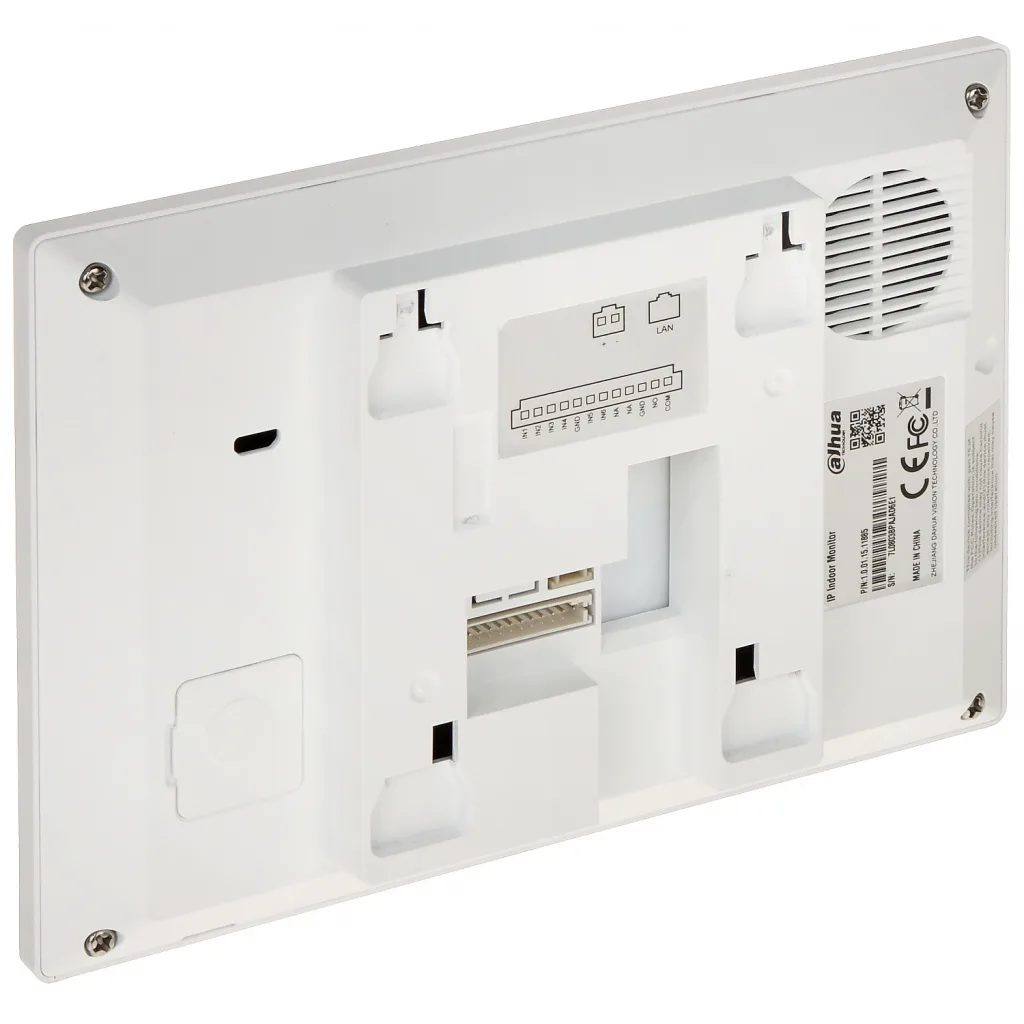 DAHUA VTH2621GW-P, 7 inç Dijital İç Mekan Monitörü. Lan, İki Yönlü Ses, Dokunmatik Panel