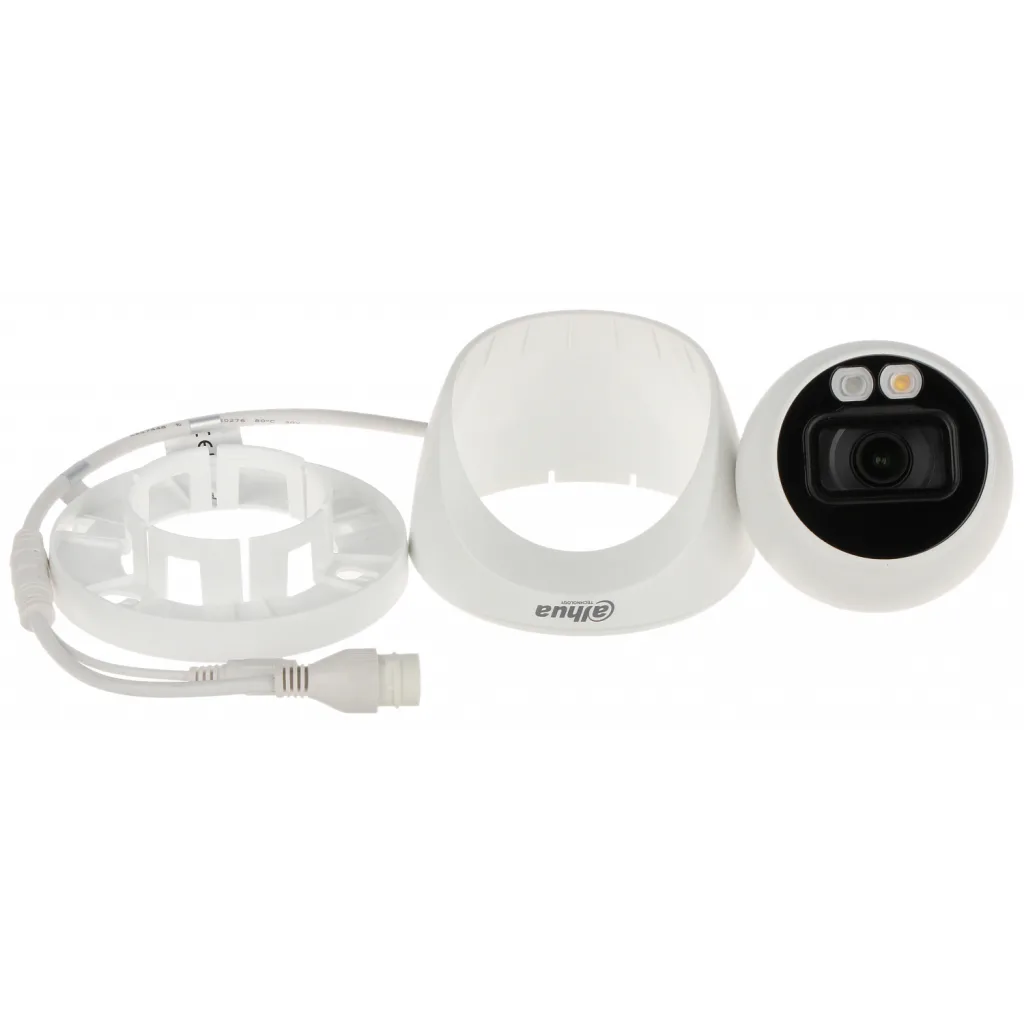 DAHUA IPC-HDW2249T-S-IL, 2Mpix, Full Color, 2,8mm Lens, H265+, 30Mt Gece Görüşü, IP67, Dahili Mikrofon, PoE Dome IP Kame