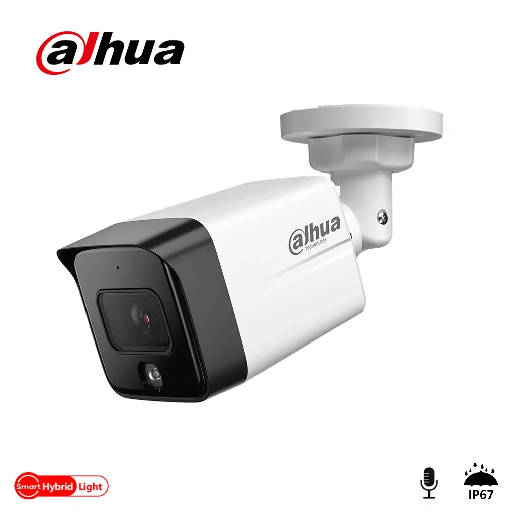 DAHUA IPC-HFW1239TC1-SA-IL-0360B, 2Mpix, 3,6mm Lens, SD Kart, Smart Dual Light, H265+, 30Mt Gece Görüşü, Dahili Mikrofon