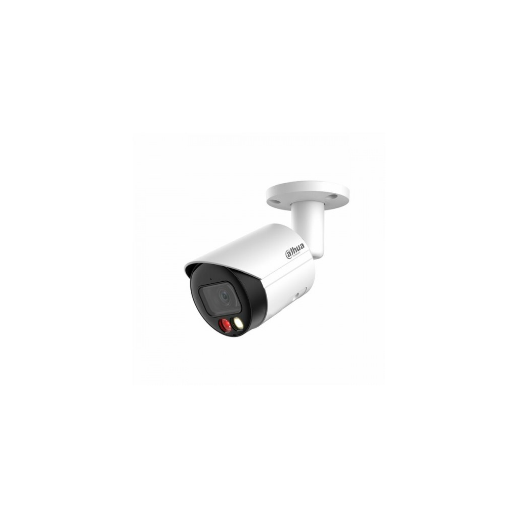 DAHUA IPC-HFW1249S-S-IL, 2Mpix, 3,6mm Lens, SD Kart, Smart Dual Light, H265+, 30Mt Gece Görüşü, Dahili Mikrofon, IP67, PoE Bullet IP Kamera
